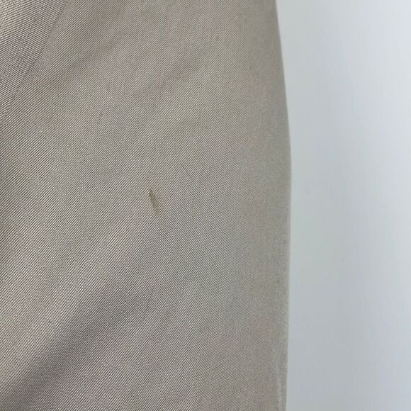 Vintage London Towne Men's Khaki Long Sleeve All-Weather Trench Coat Size 44 - Picture 13 of 16